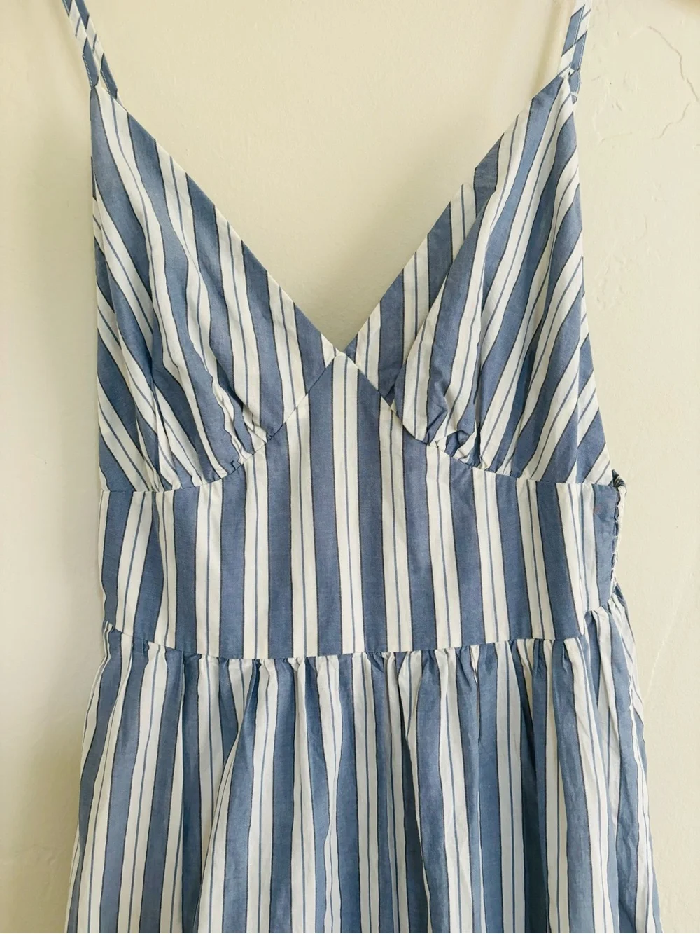 Universal Thread Women’s Pullover Maxi A-Line Dress Blue Striped Size XS NWT